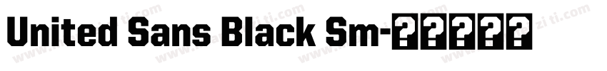 United Sans Black Sm字体转换
